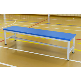 Скамейка для раздевалок без спинки "кушетка" мягкая 1,0м